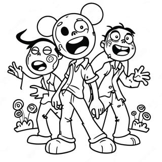 Disney Zombies Kleurplaten