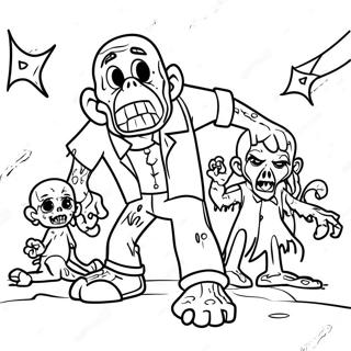 Disney Zombies Kleurplaat 39397-32698