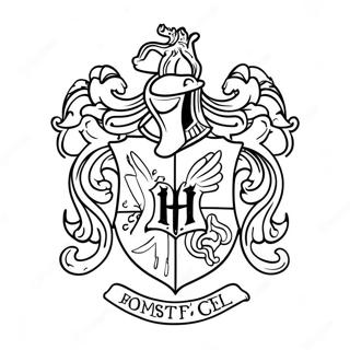 Harry Potter Huiswapen Kleurplaat 39577-32846