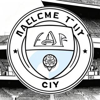 Man City Logo Kleurplaat 39657-32916