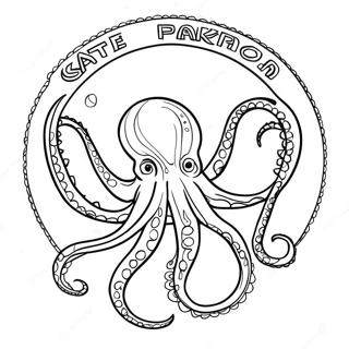 Seattle Kraken Logo Kleurplaat 39777-32994