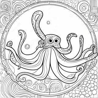 Seattle Kraken Logo Kleurplaat 39777-32995