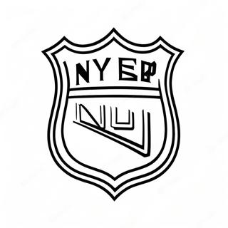 Ny Rangers Logo Kleurplaat 39827-33040