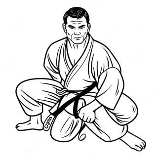 Jiu Jitsu Kleurplaat 40107-33262