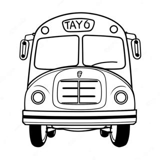 Tayo De Kleine Bus Kleurplaat 40127-33278