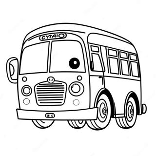 Tayo De Kleine Bus Kleurplaat 40127-33279