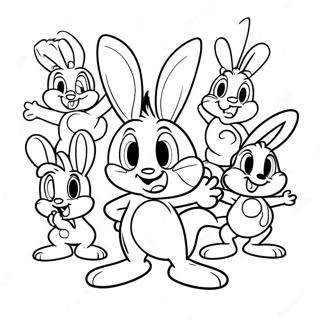 Tiny Toons Kleurplaat 40477-33543