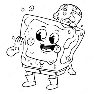 Kleurplaat Van Hoge Spongebob 40627-33660