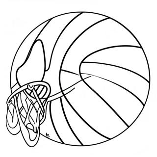 Basketbal Kleurplaat 40708-33718