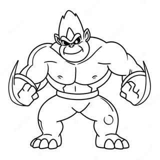 Machamp Kleurplaat 40868-33838