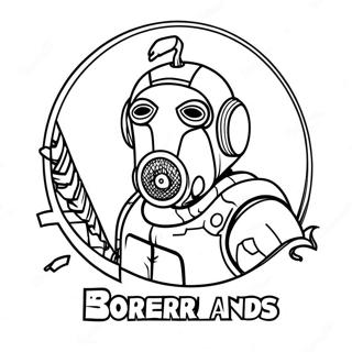 Borderlands Logo Kleurplaat 40878-33855