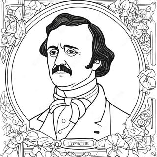 Edgar Allan Poe Kleurplaten