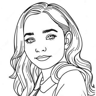 Sabrina Carpenter Kleurplaat 40958-33917