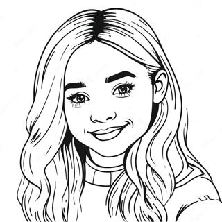 Sabrina Carpenter Kleurplaat 40958-33918