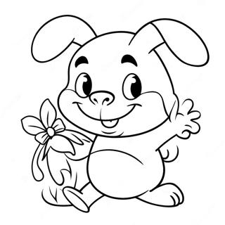 Porky Pig Kleurplaat 41088-34019