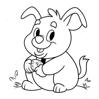 Porky Pig Kleurplaat 41088-34127