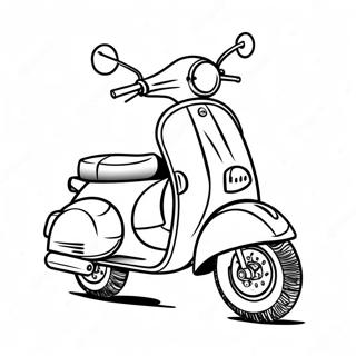 Scooter Kleurplaat 41148-34180