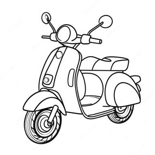 Snelle Race Scooter Kleurplaat 41149-34175