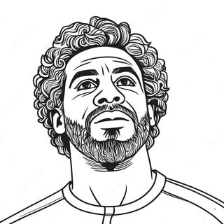 Mo Salah Kleurplaten