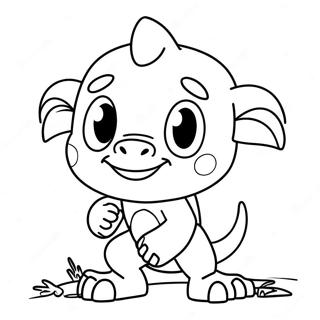 Wallykazam Kleurplaat 41318-34303