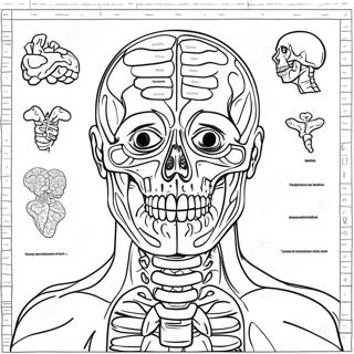 Menselijke Anatomie Kleurplaten