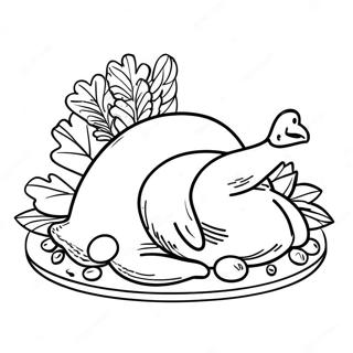 Kleurplaat Thanksgiving Kalkoen 41409-34366