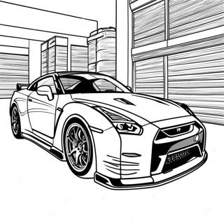 Gtr R35 Kleurplaten