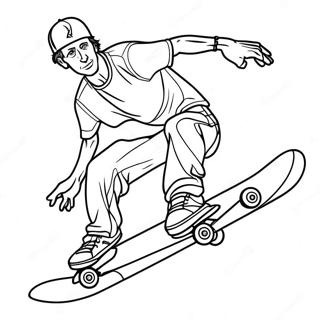 Tony Hawk Kleurplaten