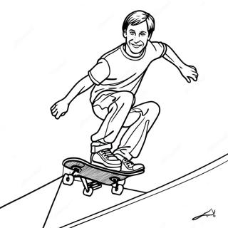 Tony Hawk Kleurplaat 41699-34615