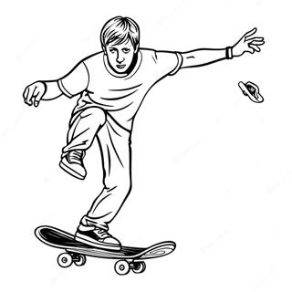 Tony Hawk Kleurplaten