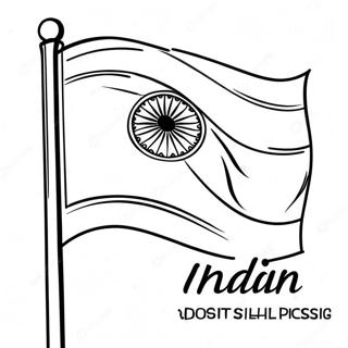 Indiase Vlag Kleurplaat 41829-34703