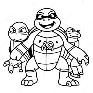 Ninja Turtles Kleurplaat 41839-34714