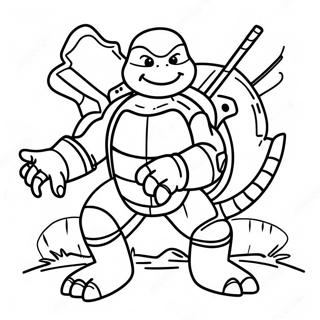 Ninja Turtles Kleurplaat 41839-34715