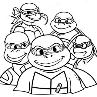 Ninja Turtles Kleurplaat 41839-34716