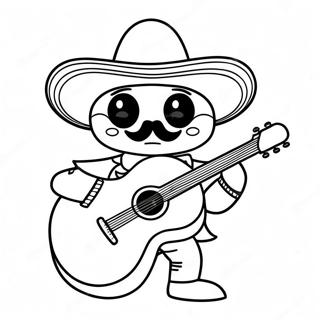 Mariachi Kleurplaten