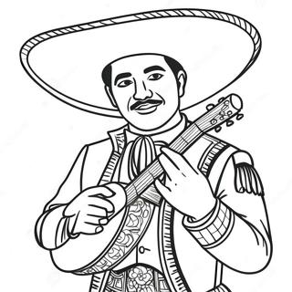 Mariachi Kleurplaat 42170-34970