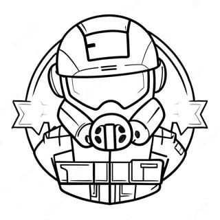 Rainbow Six Siege Logo Kleurplaat 42240-35031