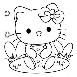 Hello Kitty Pasen Kleurplaat 42260-35039