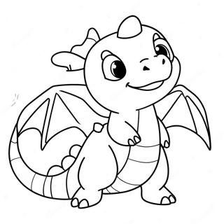 Schattige Dragonite Vliegende Kleurplaat 42301-35085