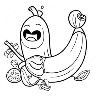 Fortnite Banaan Kleurplaten