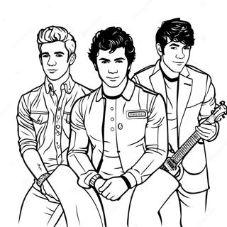 Jonas Brothers Logo Kleurplaat 42971-35790