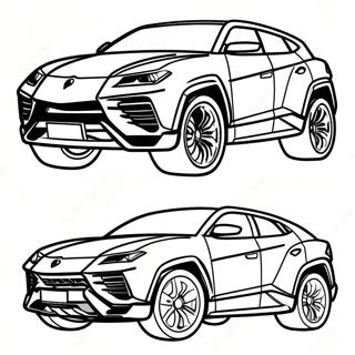 Lamborghini Urus Kleurplaten