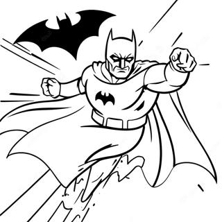 Batman In Actie Kleurplaat 432-346