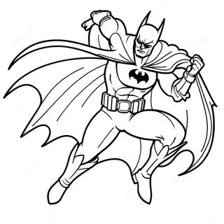 Batman In Actie Kleurplaat 432-348