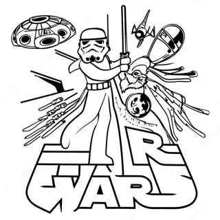 Star Wars Logo Kleurplaat 43372-36095