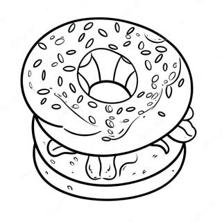 Bagel Kleurplaat 43582-36263