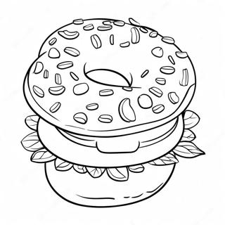 Bagel Kleurplaat 43582-36264