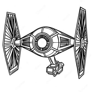 Tie Fighter Kleurplaat 43632-36302