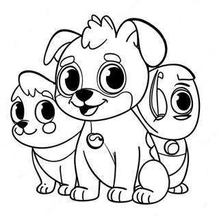 Puppy Dog Pals Kleurplaat 4380-3530