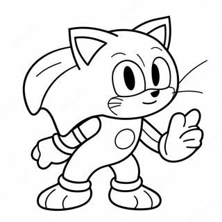 Kleurplaat Van Big The Cat Uit Sonic 43982-36586